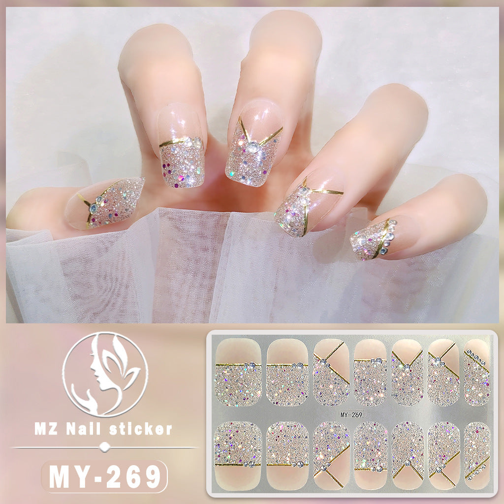 Wholesale MY Butterfly Baking Free Gel 5D Waterproof Diamond Like Nail Polish Stickers
