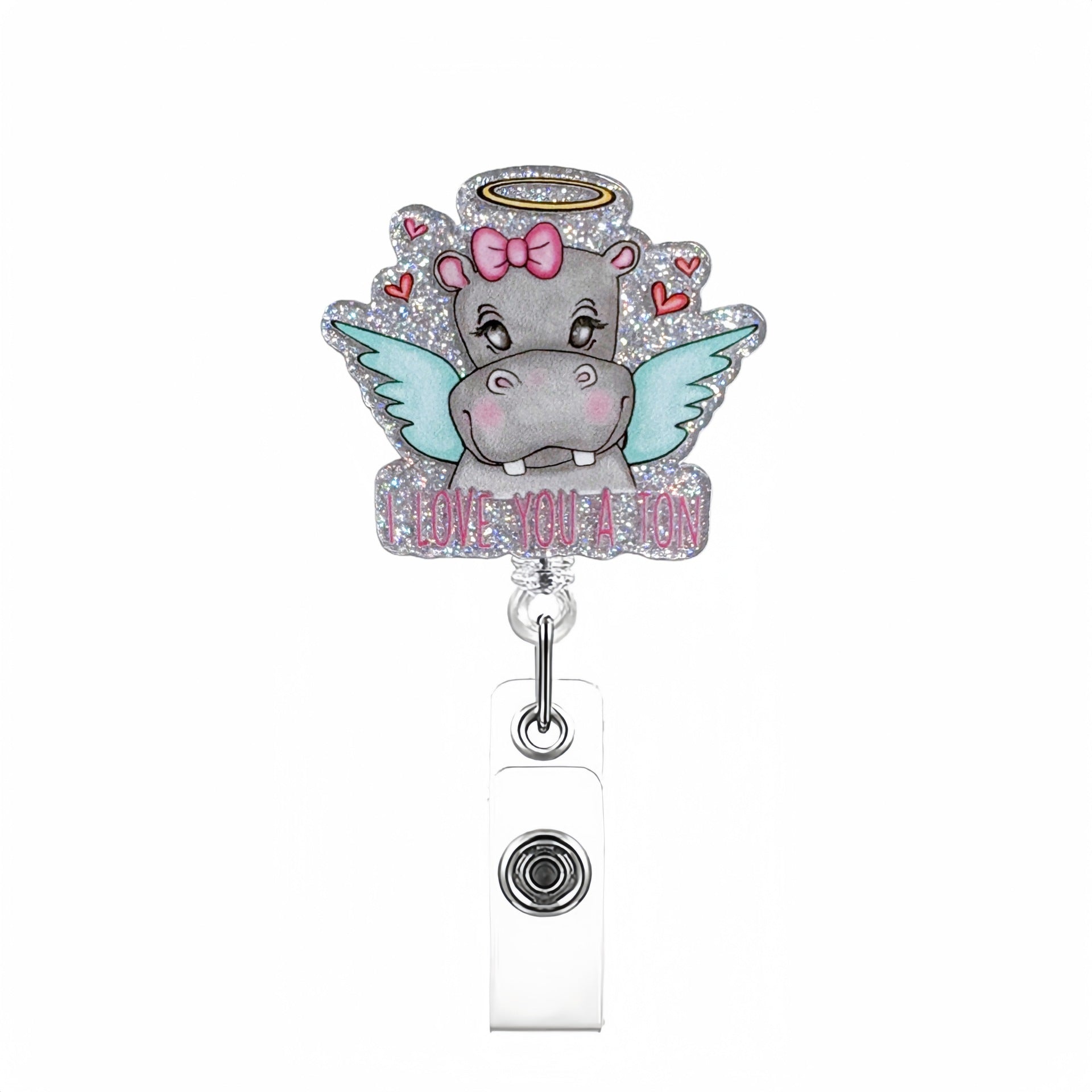 Wholesale Valentine' s Day  Love Animal Romance  Badge Reels