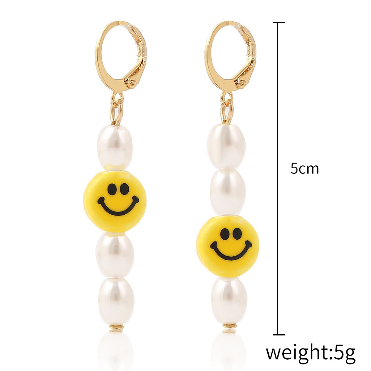 Wholesale Simple Pearl Smiley Bee Butterfly Set Mushroom Earrings