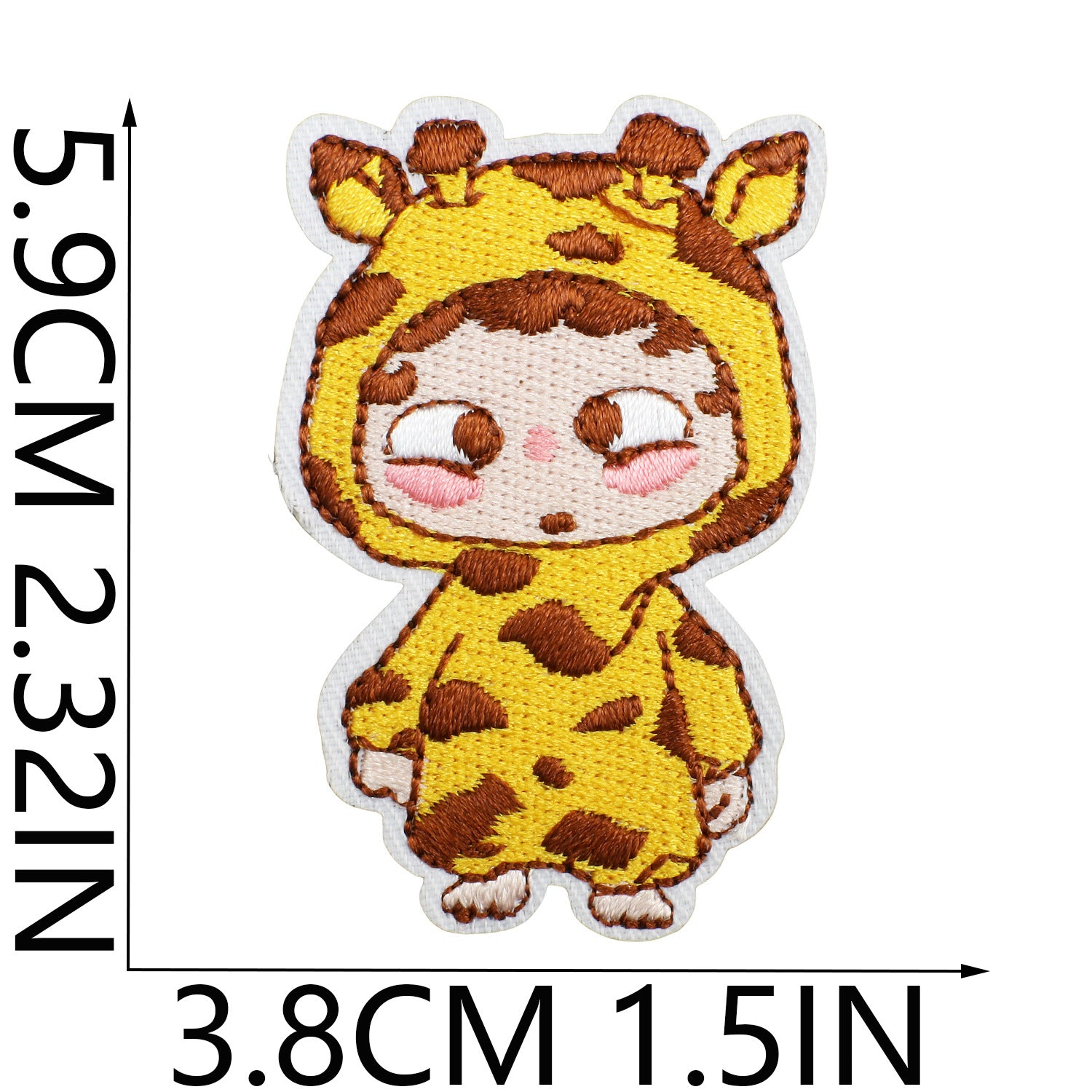 Wholesale Cute doll embroidered fabric patch OLY Exclusive
