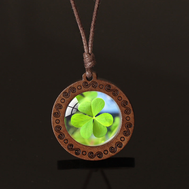 Wholesale  Lucky Four-Leaf Clover Pendant  Necklace