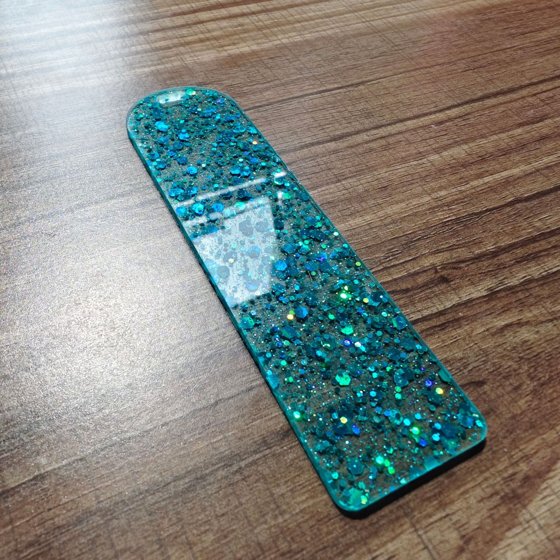 Wholesale 20pcs Blank Loose Powder Water Ripple Acrylic Sticker Sticker Bookmark DIY Pendant Ornament