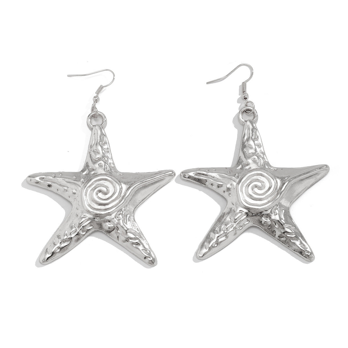 Wholesale Starfish Metal Earrings