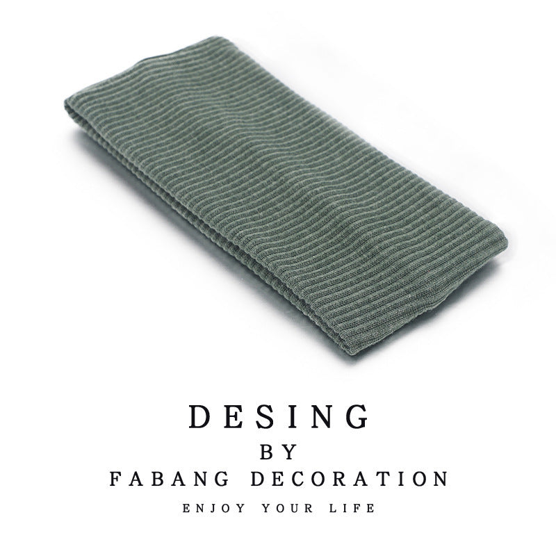 Wholesale Knitted silk scarf sweat-absorbing running sports face washing headband