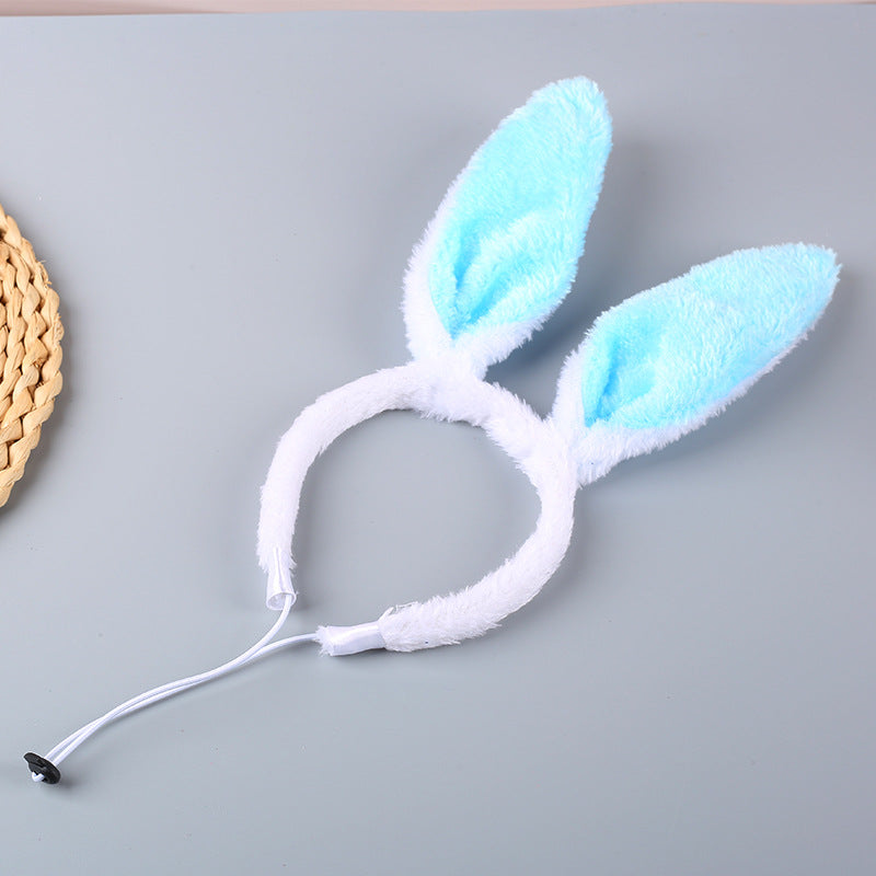 Wholesale Creative Cute Rabbit Ears Atmosphere Photo Carrot Headband Easter Party Performance Decorations