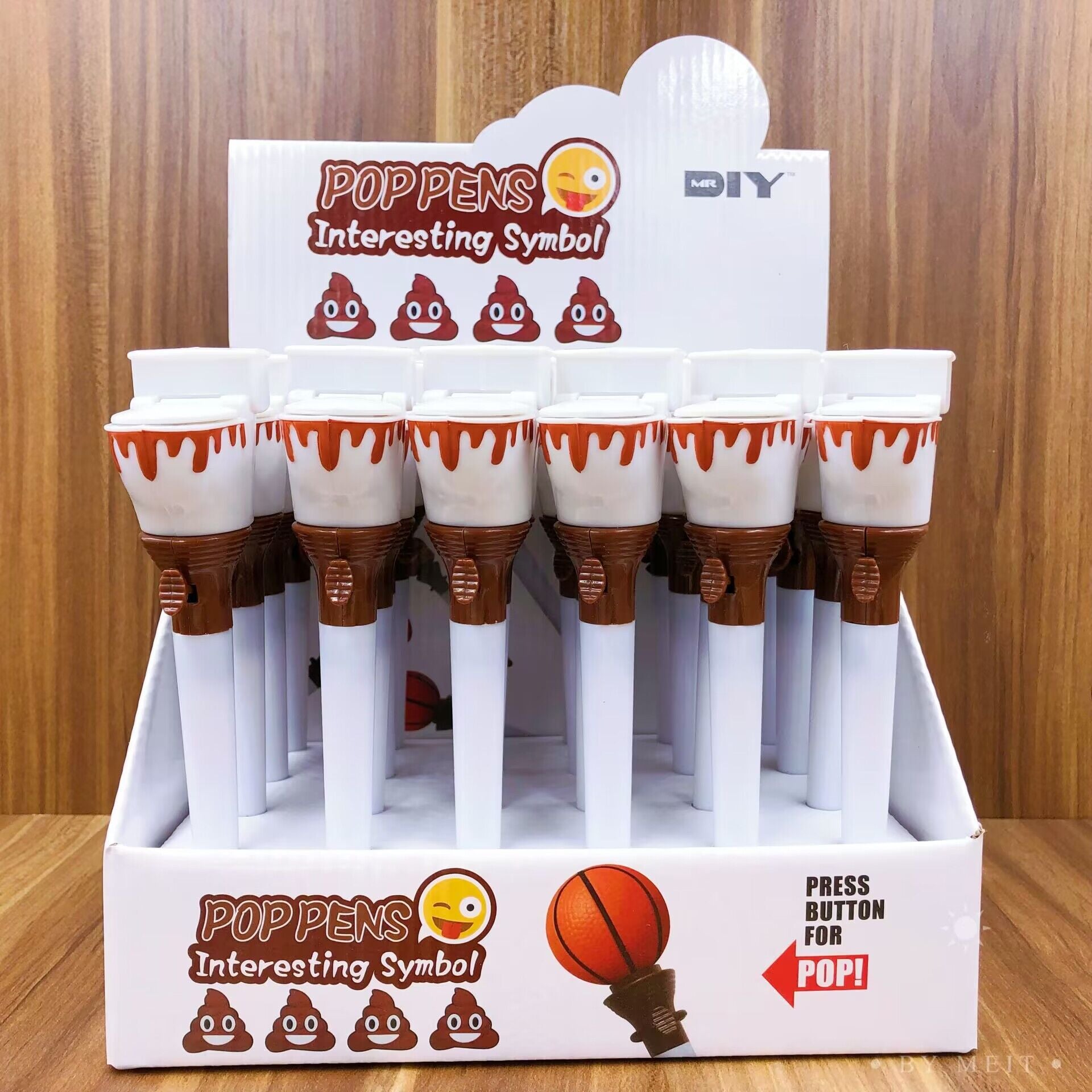 Wholesale 24pcs Fist Jumping Pen Fist Shaped Silicone Bouncing Ballpoint Pen