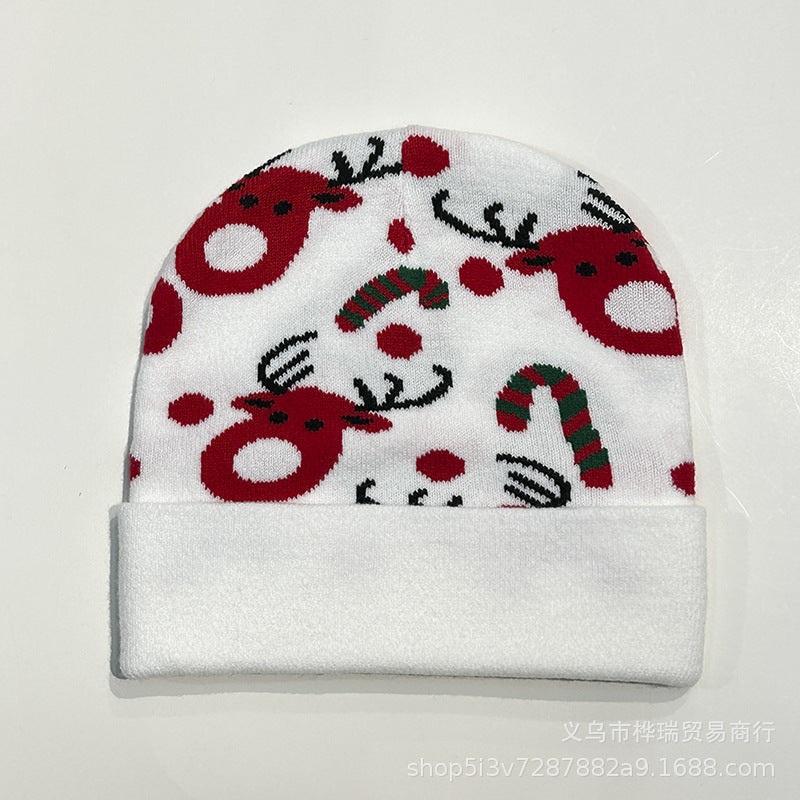 Wholesale Elk Knitted Hat Santa Claus Knitted Hat Christmas Knitted Hat