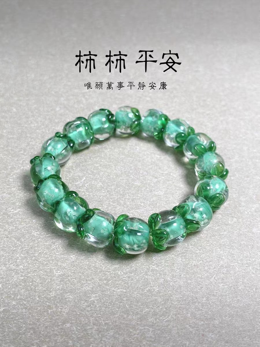 Wholesale Luminous Glass Artificial Crystal Bracelet