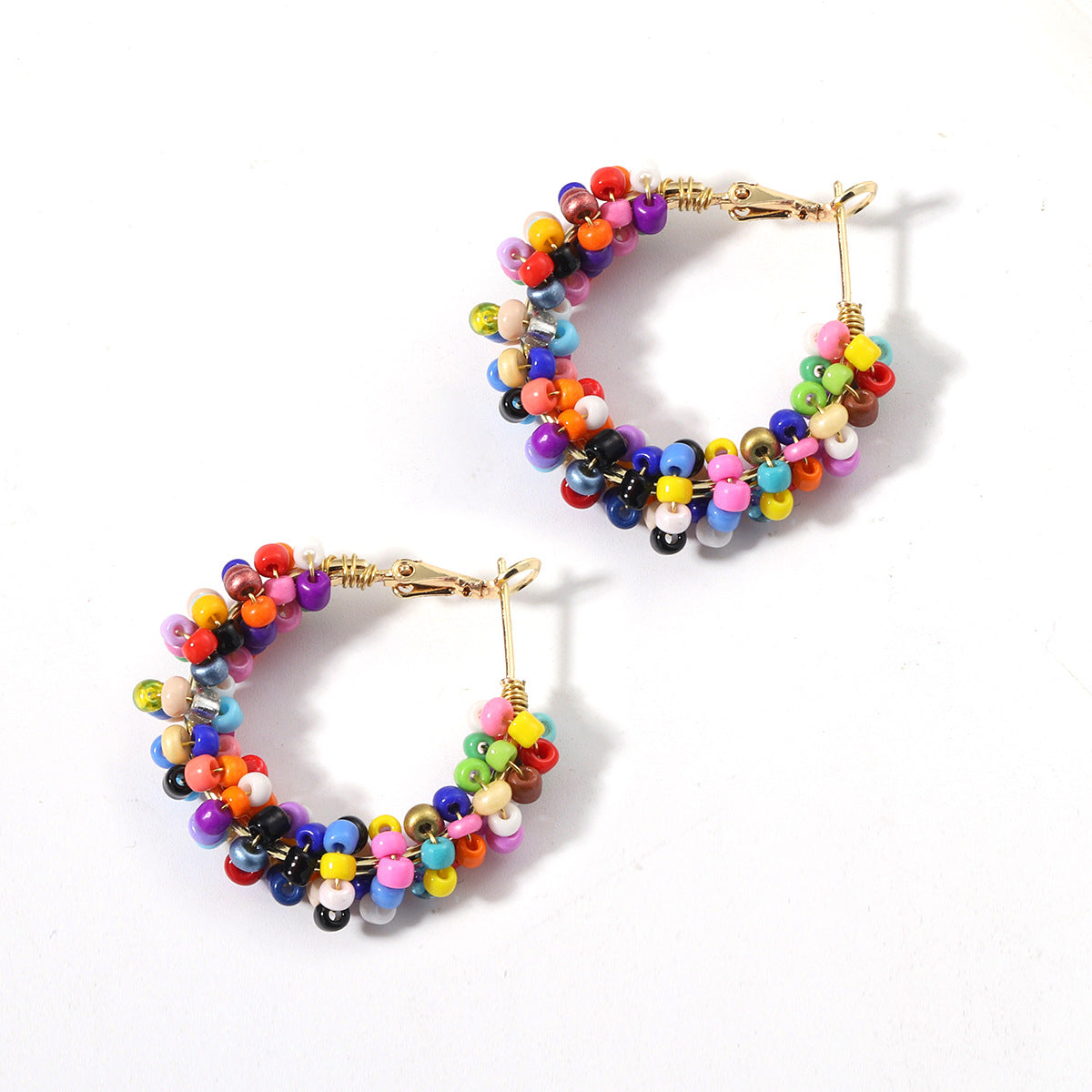 Wholesale handmade beaded earrings Bohemian fashion  exquisite earrings
