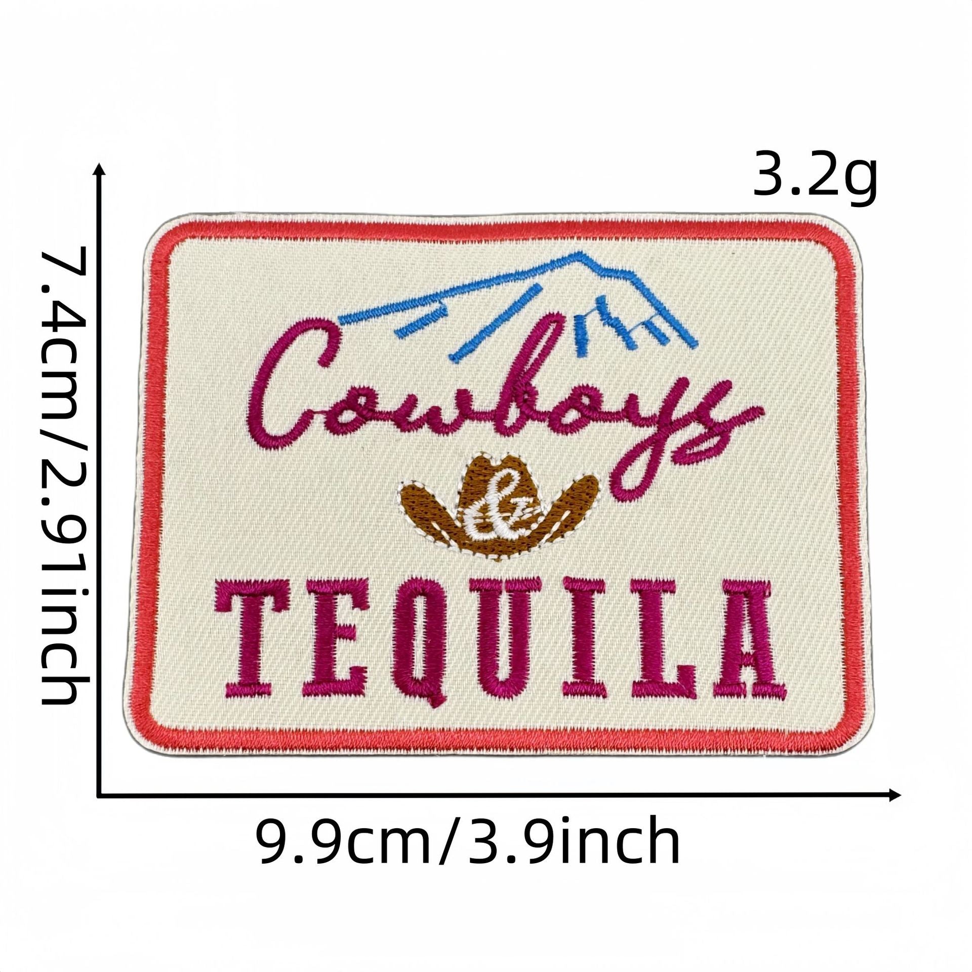 Wholesale  Colorful English Letter Embroidery Cloth DIY Patches