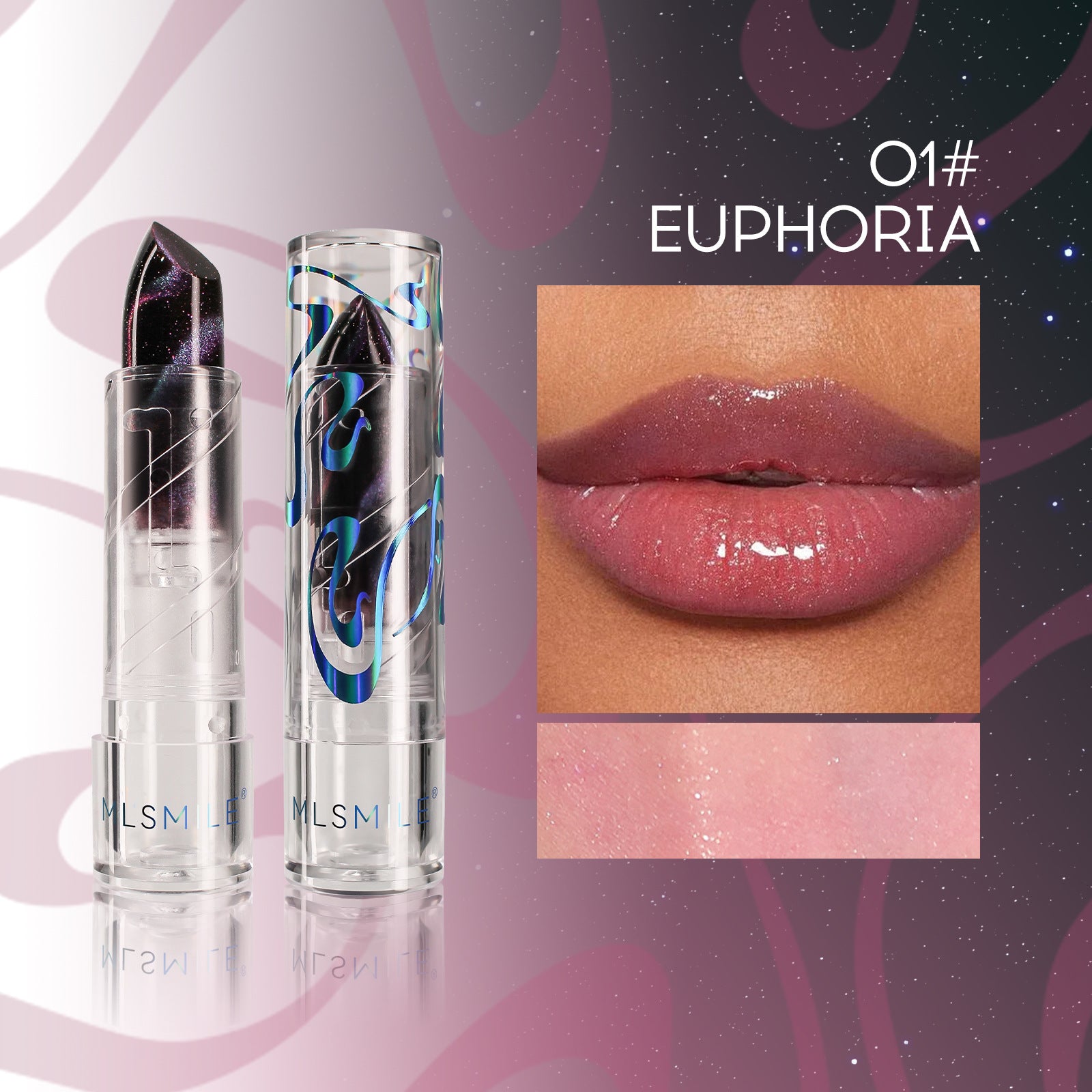 Wholesale Wholesale cat eye temperature color changing pearlescent glitter lipstick