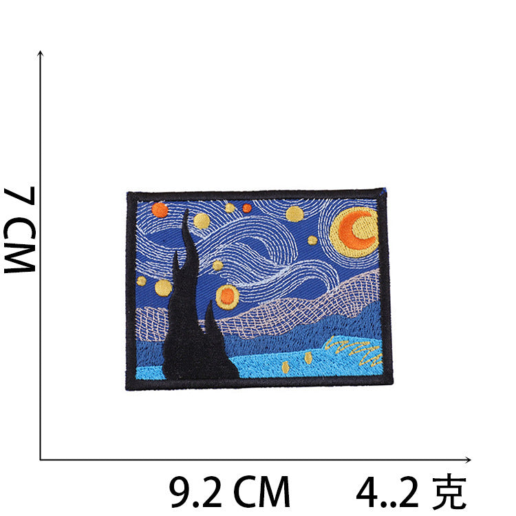 Wholesale Modern Iron On Embroidered Patch Set Astronaut Spaceship Cartoon Mushroom Designs Trendy Clothing Accessory For Gift Resale