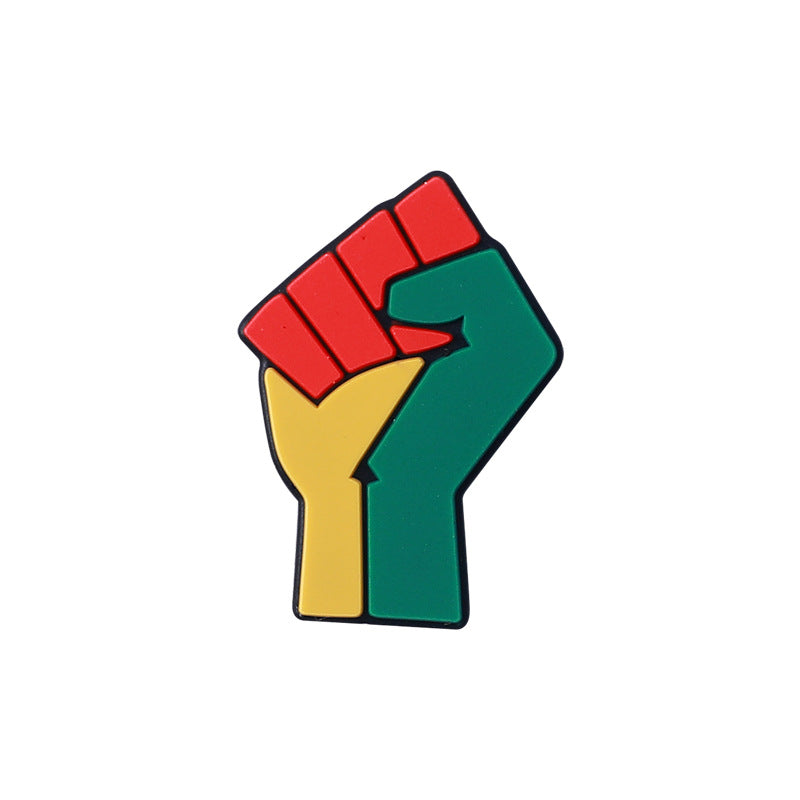 Wholesale 20pcs Black Girl Silicone Beads