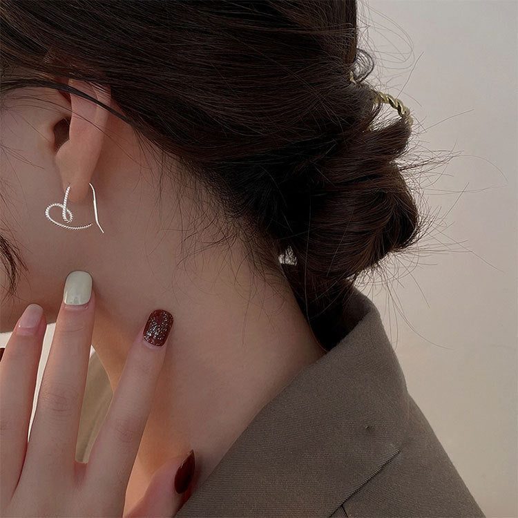 Wholesale 925 Sterling Silver Heart Earrings