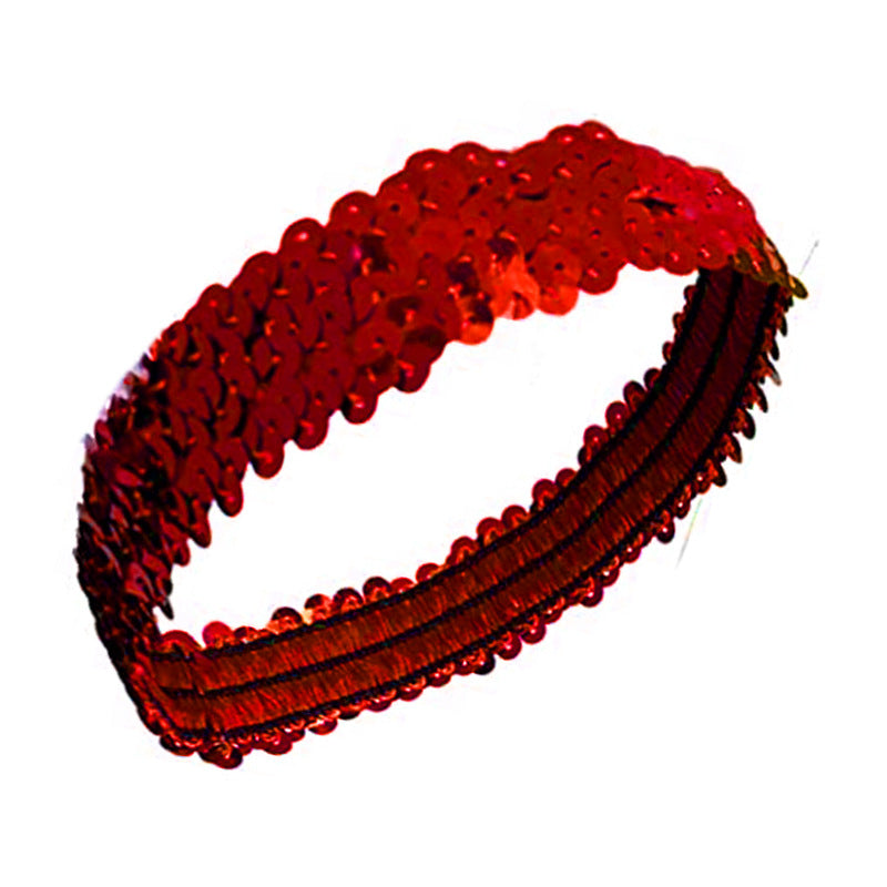 Wholesale Sports dance glitter shiny elastic headband