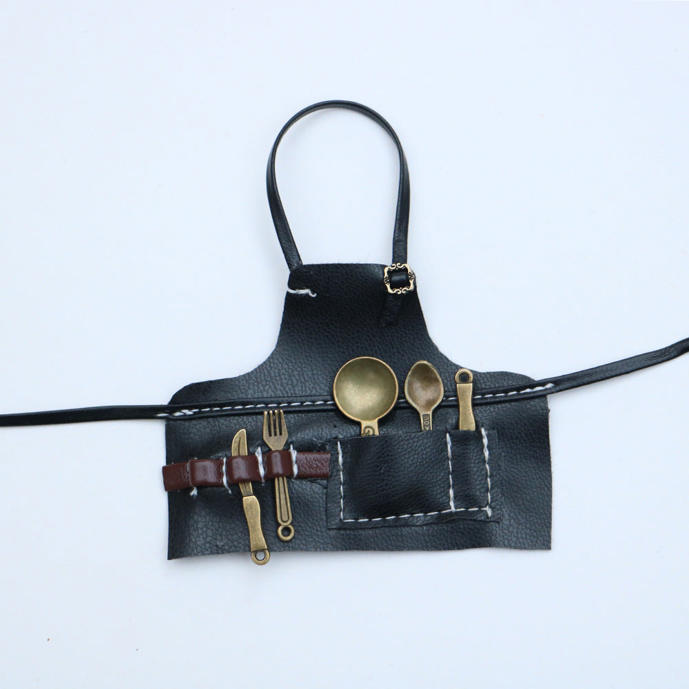 Wholesale 10cm Doll Ob11 Work Apron 17Cm Doll Decoration