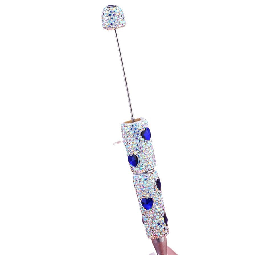 Wholesale 5pcs Valentine's Day Colorful Love Zircon Full Diamond Clay DIY Ballpoint Pen