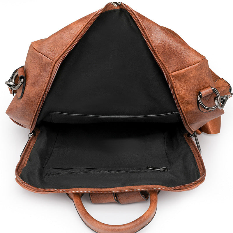 Wholesale Winter Retro Fashion Women's Large Capacity Backpack