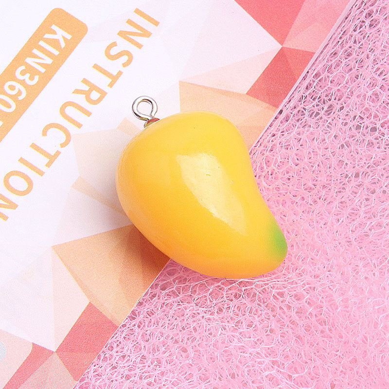 Simulación de 5 piezas al por mayor Red Strawberry frutas tridimensionales de fruta tridimensional