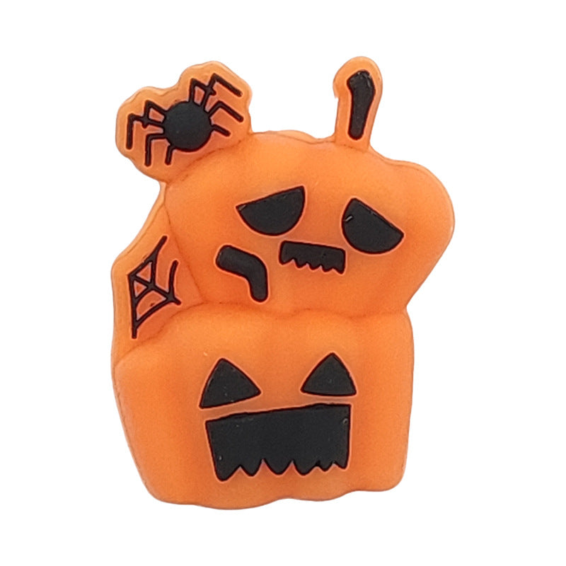 Wholesale   20pcs Cartoon Halloween  Silicon Beads   Focal Beads