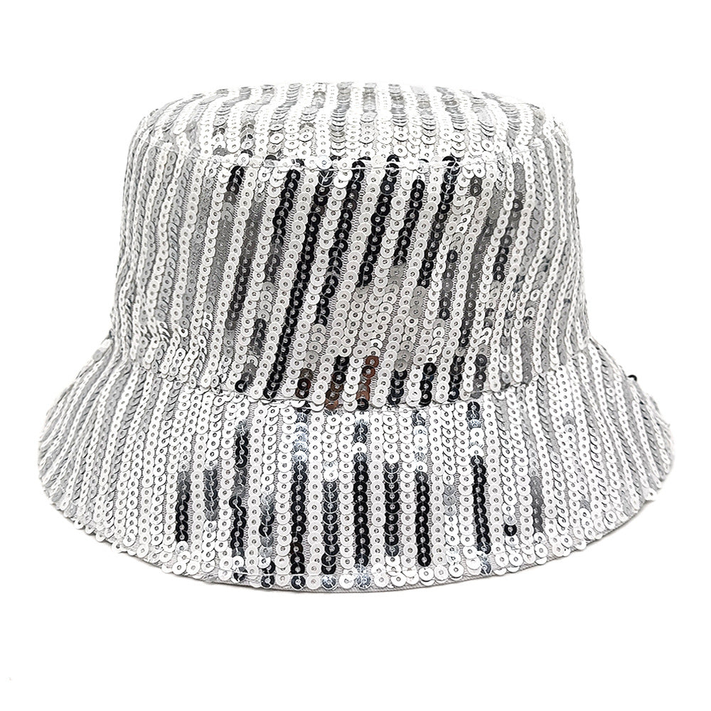 Wholesale Sequined performance bucket hat sun visor bucket hat