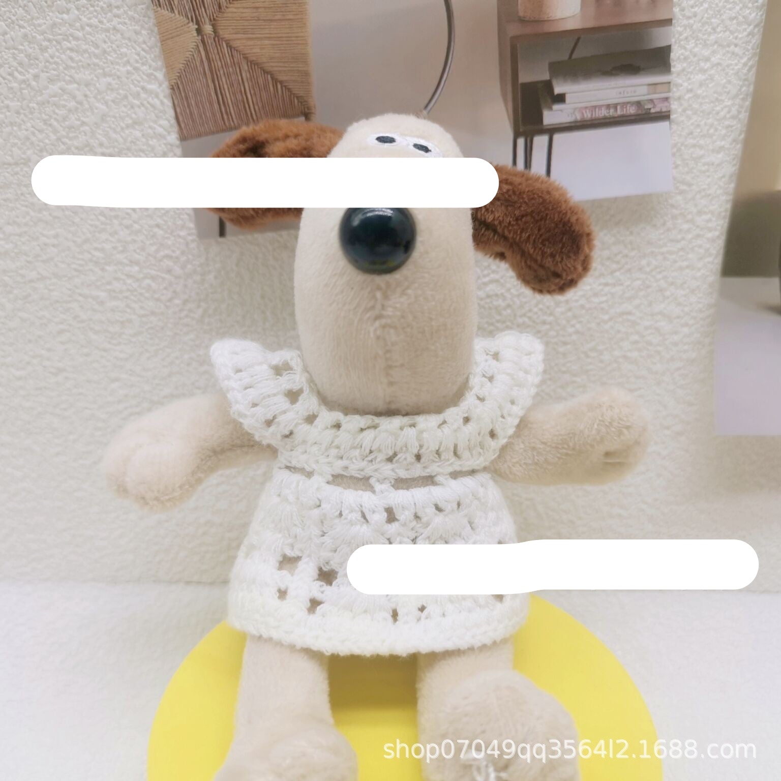 Wholesale 2pcs/pack 13cm Handdog Cotton Doll Skirt Handmade Plush Toy Woven Doll Clothes