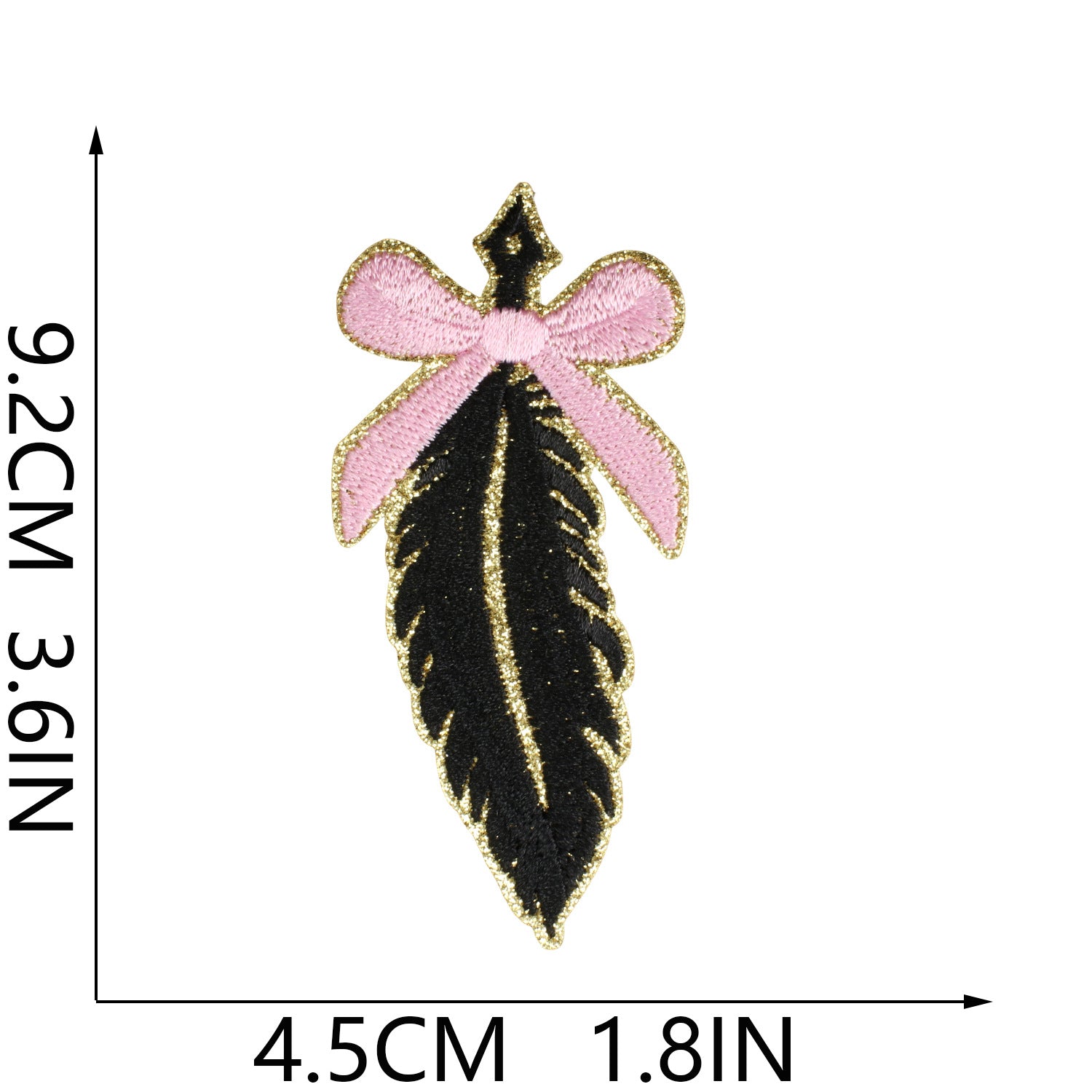 Wholesale Graduation Embroidered Patch Top Honors Future Promise Iron On Applique For Student Clothing DIY Fashion Accessory