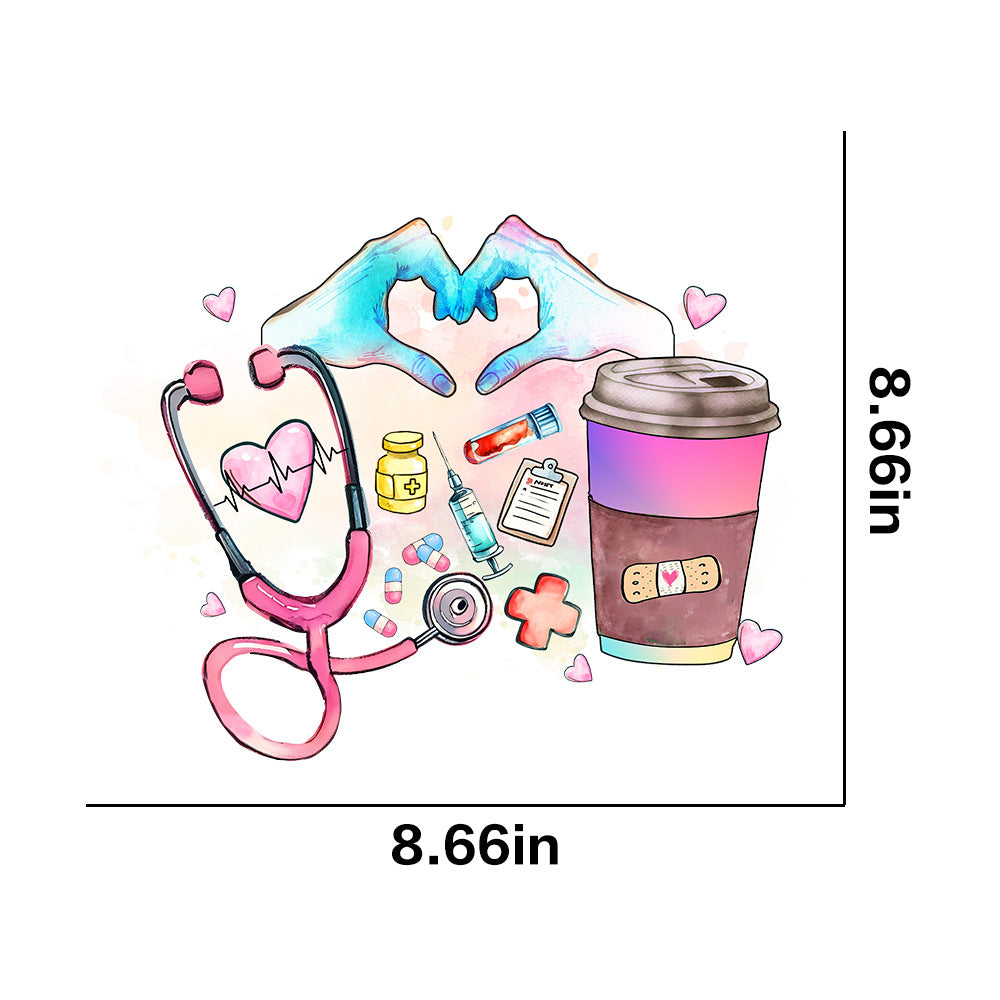 Wholesale 10pcs/pack thermal transfer printing hot stamping clothe