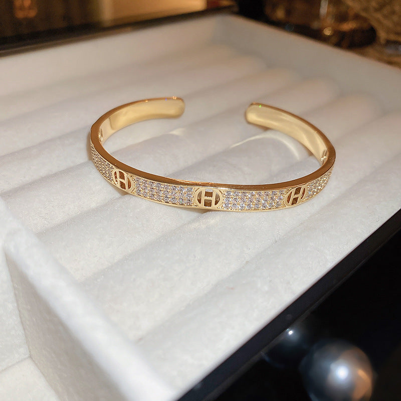 Wholesale Diamond Zircon Geometric Bracelet