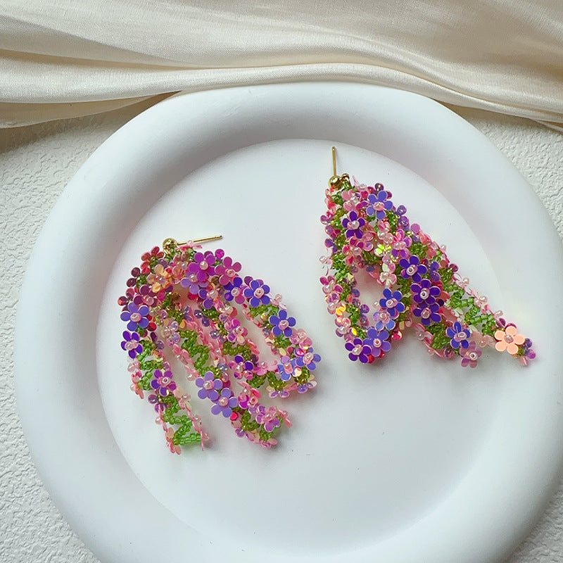 Wholesale Eye-catching Bright Eye Strap Long Dress All-match Earrings