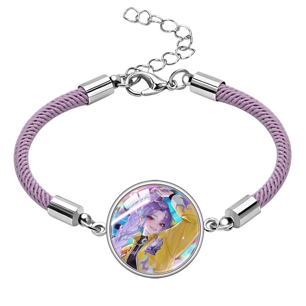 Wholesale Gemstone Bracelet Cartoon Character Multi Color Rope Bracelet