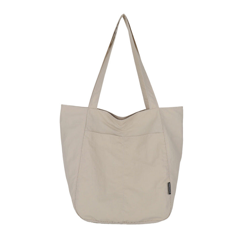 Wholesale Japanese waterproof nylon shoulder bag large capacity commuter tote bag