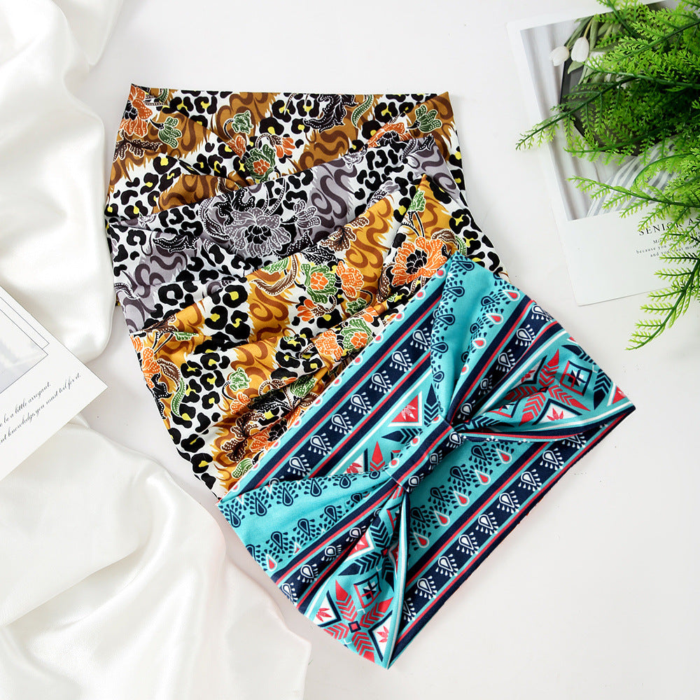 Wholesale Elastic Wide Brim Sports Yoga Headband