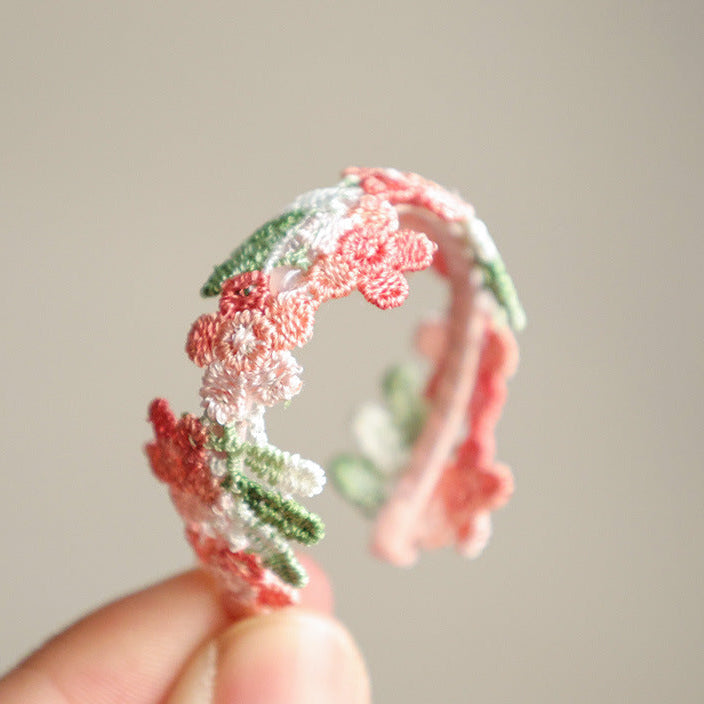 Wholesale Sweet Floral Print BJD Doll Headband Hair Accessory for Everyday Styling