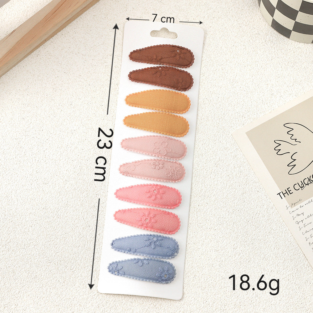 Wholesale New Water Drop bb Clip Hairpin Children's Bangs Clip Girl's Spring Hairpin Side Clip Hair Accessories Headdress