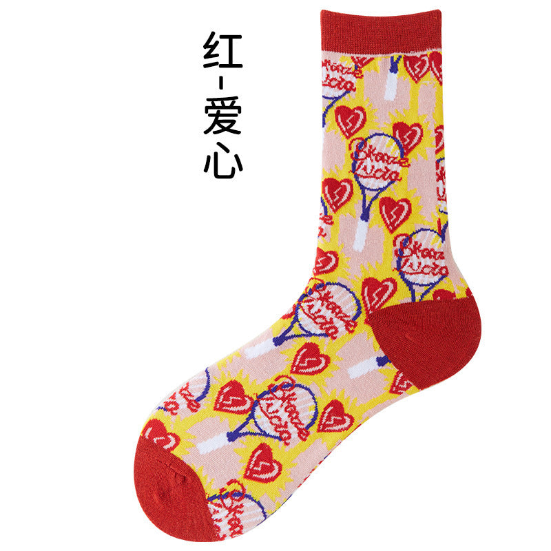 Wholesale British Style Polyester Cotton Socks