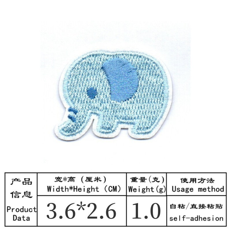 Wholesale Cartoon Animal Flower Embroidery DIY Patches