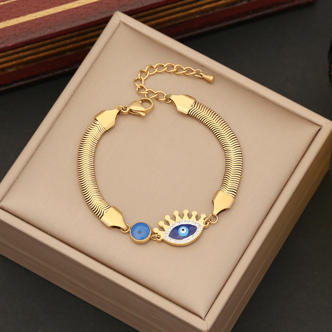 Wholesale Vintage Stacked Bohemian Stainless Steel Bracelet