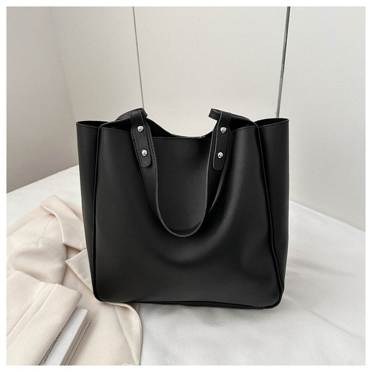Wholesale High-capacity Winter PU Single Shoulder Underarm Tote Bag