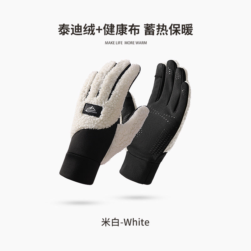 Wholesale Winter Warmth Wind and Cold Resistance Thickened Casual Knitted Gloves