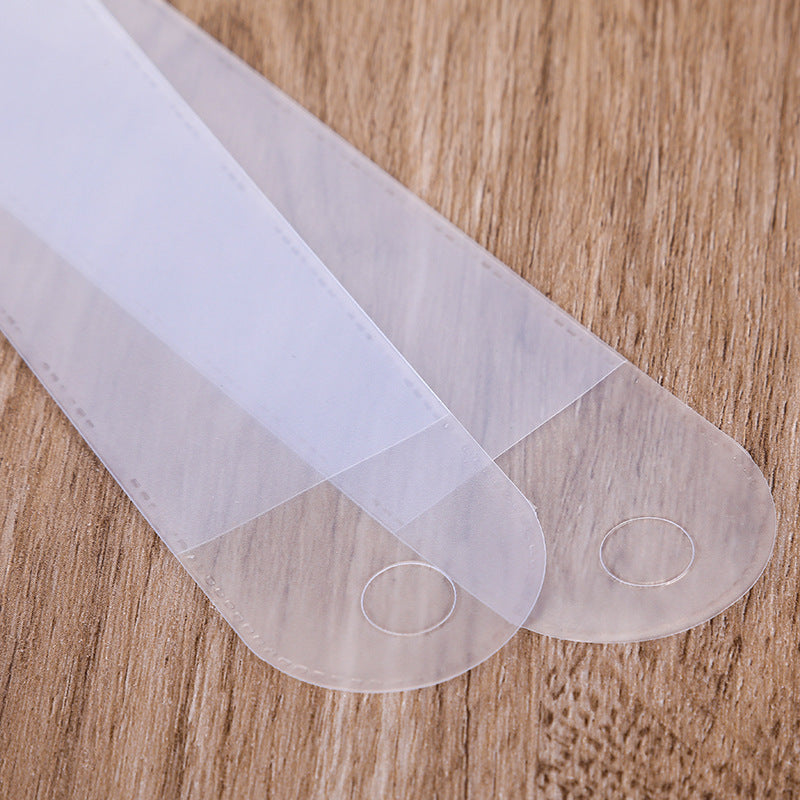 Wholesale PP Round Frosted Transparent Pencil Bag