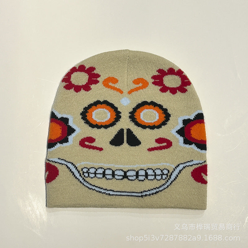 Wholesale Mexican Skeleton Hair Hat Knitted Hat