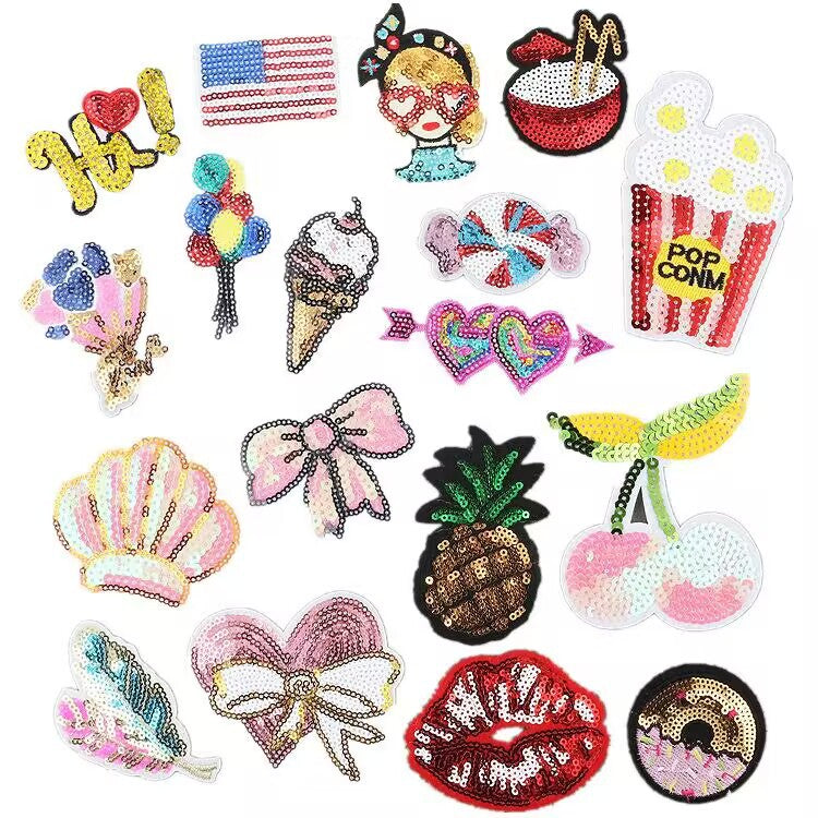 Wholesale Mixed Cartoon Cat And Astronaut Embroidered Patches Polyester Self Adhesive Clothing Decorative Accent For Everyday Boutique And Gift