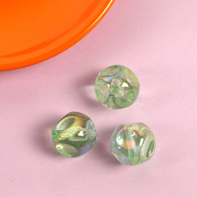 Beads de higos transparentes acrílicos de 100 piezas al por mayor