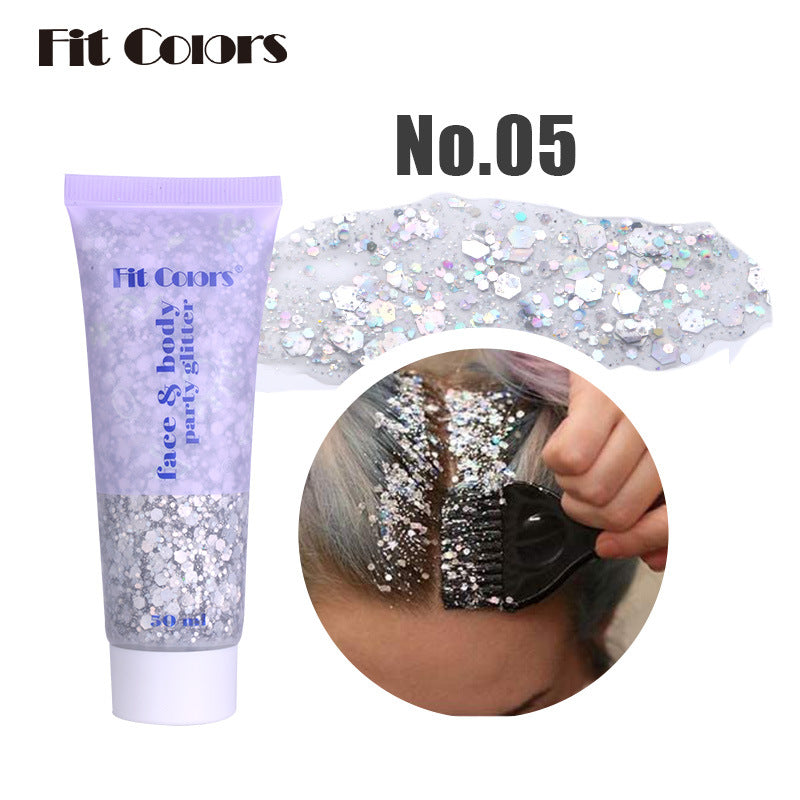 Wholesale Mermaid Scale Face Body Lip Sequins Eye Shadow Colorful Sequins