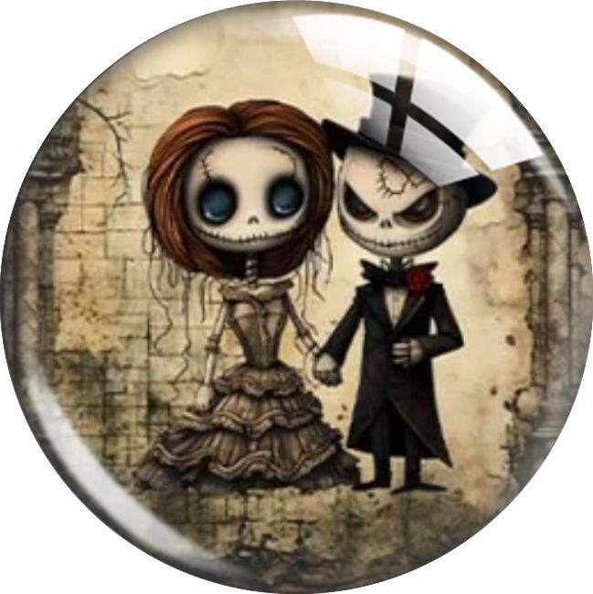 Wholesale  10pcs Skull Cartoon Crystal Soft Magnetic Fridge Magnet