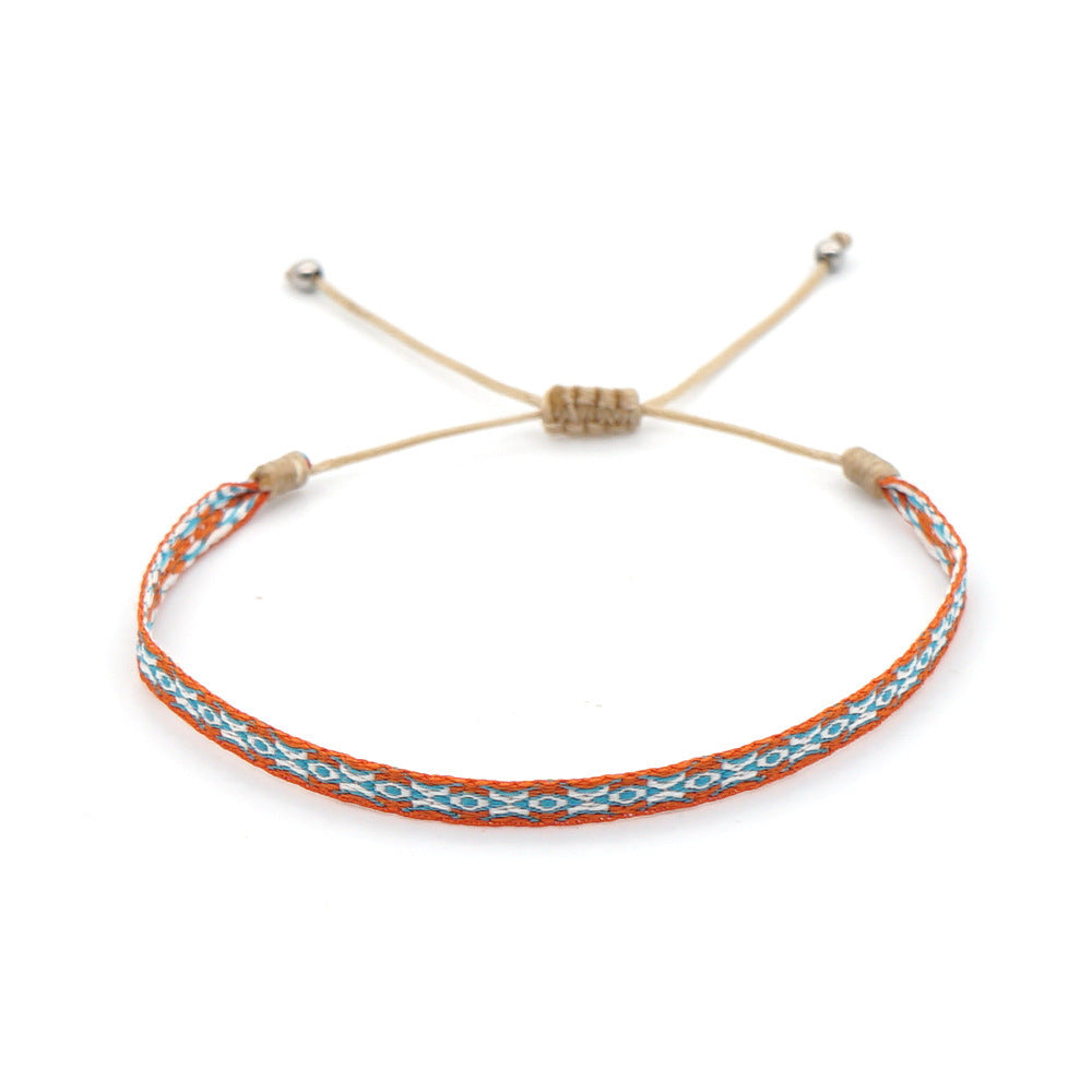 Wholesale Bohemian Woven Silk Thread Bracelet
