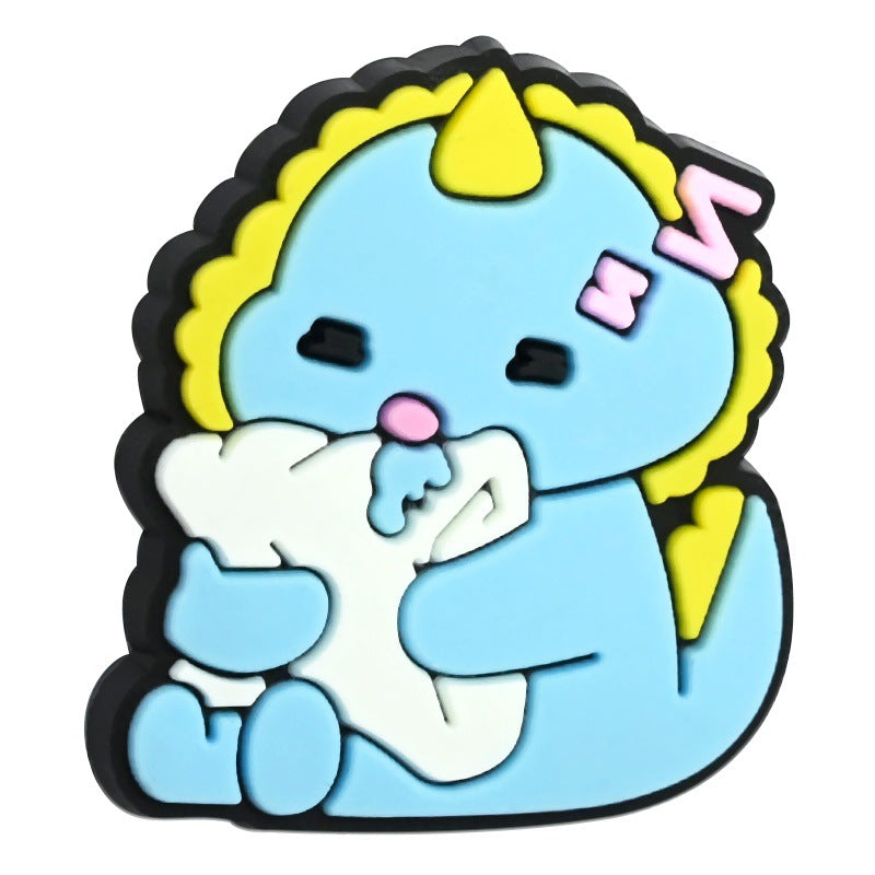 Wholesale Random 100pcs/pack  Cute cartoon dinosaur beaded necklace