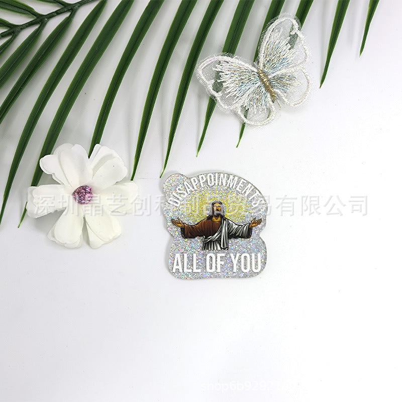 Wholesale 10pcs/ pack Sequin Acrylic DIY Accessories - Faith Series
