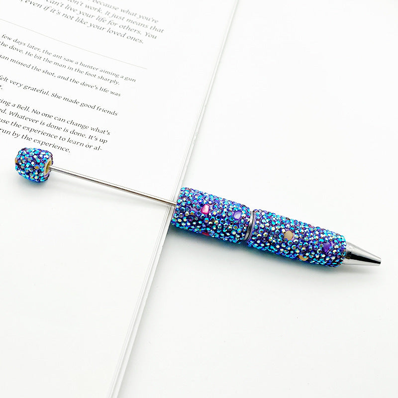 Wholesale Colorful Shell Full Diamond Bead beadable pens